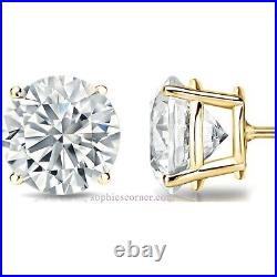 1 ct. Sparkling Lab-Created Diamond Stud Earrings in 14k Yellow Gold
