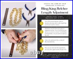 13mm GF 18K Gold XXL Gypsy Link Belcher Chain Gift Men Gents Women Heavy Filled