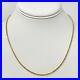 14K Solid Gold Rope Chain Necklace Men Women 16 18 20 22 24 26 28 30