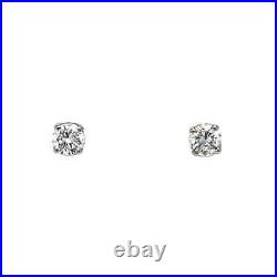 $4000 1/2 Ct TW Natural Round Diamond Stud Earring Set 14k Yellow Gold Earrings