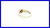 9 Karat Yellow Gold Garnet Ring