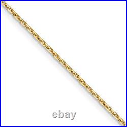 Avariah 14K Yellow Gold 1.05mm Diamond Cut Cable Chain 16