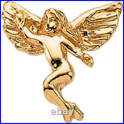 Brand New 14 Karat Yellow Gold Dancing Angel Lapel Pin