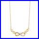 Gold 14K Yellow Gold Infinity Light Chain Necklace