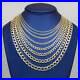 Shiny Miami Curb Link Chain Necklace Real 14K Yellow Gold All Sizes