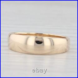 Tappering Gold Ring 14k Yellow Gold Band Size 8.25
